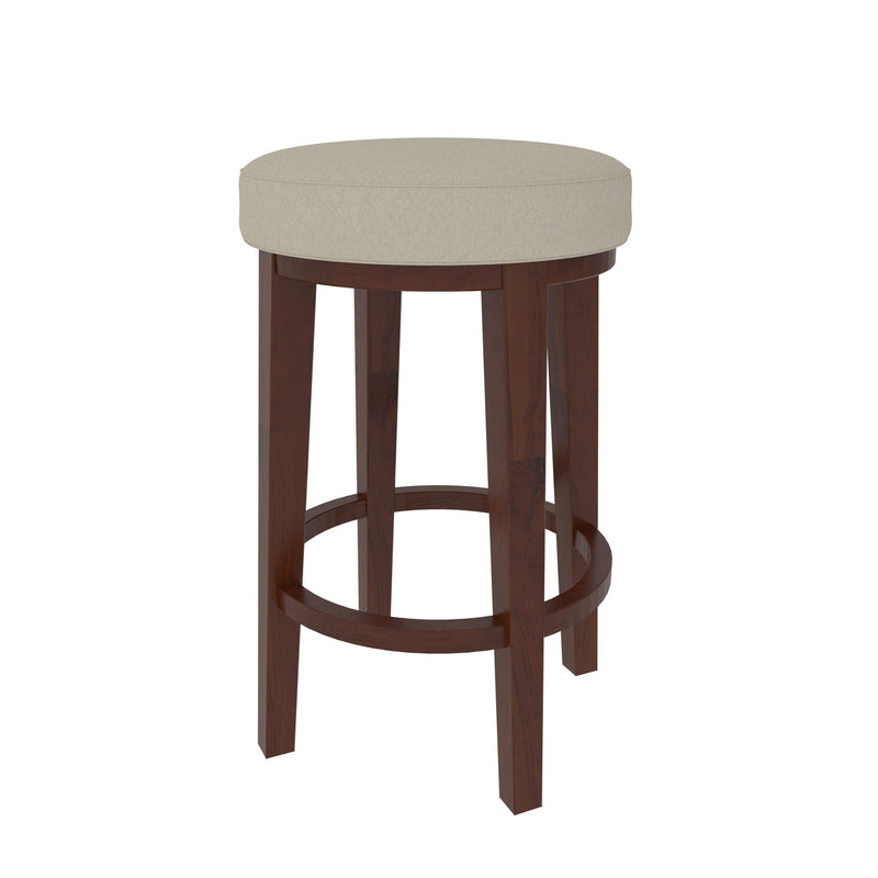 Vintage Round Wooden Stool | Handmade Small Accent Stool