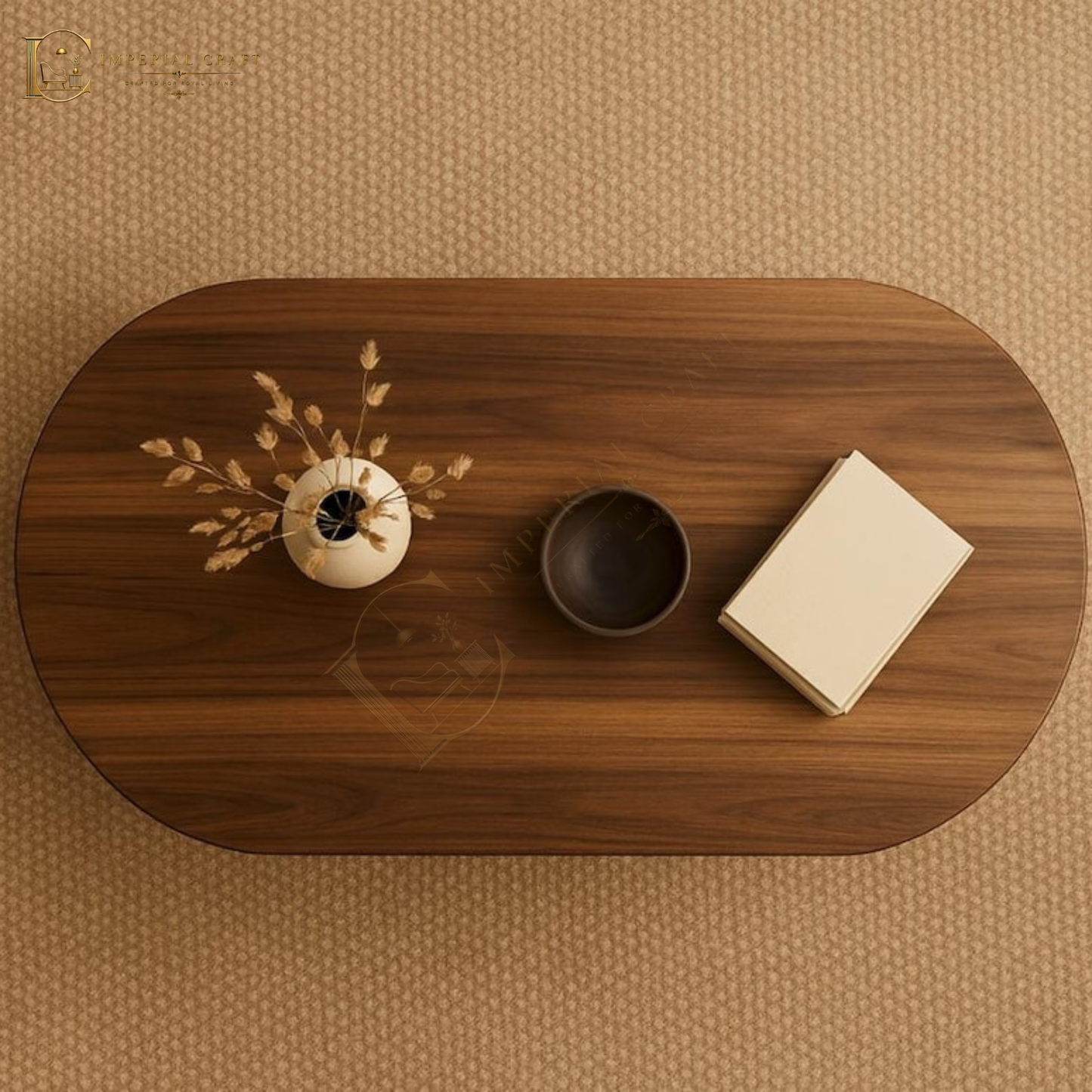 Oval Shape Coffee Table
