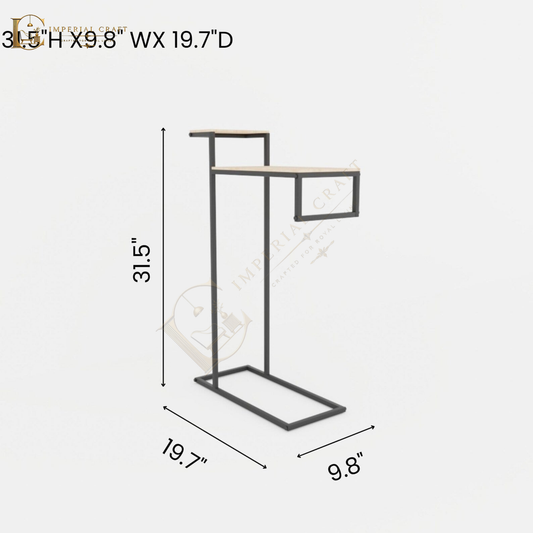 Modern Towel Holder, Industrial Bathroom Organizer
