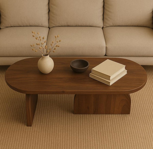 Oval Shape Coffee Table