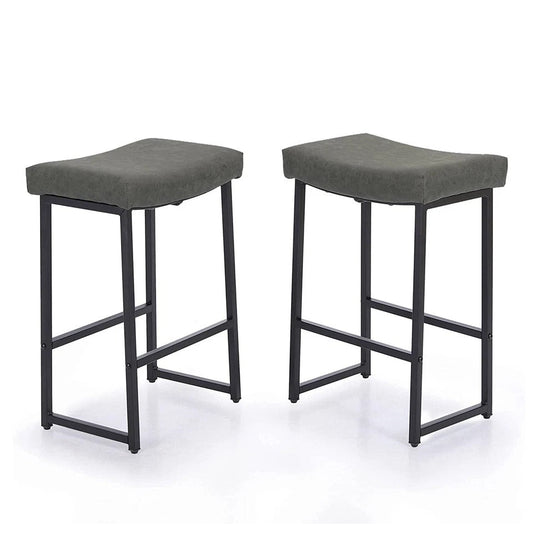 2x Saddle Bar Stool Seating Bar Counter