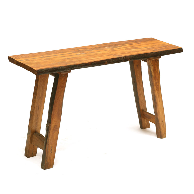 Heritage Finish Solid Console Table