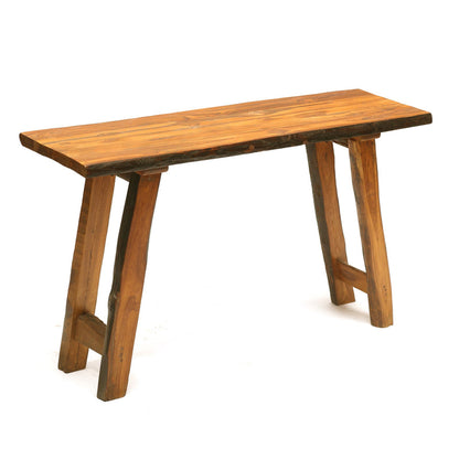 Heritage Finish Solid Console Table