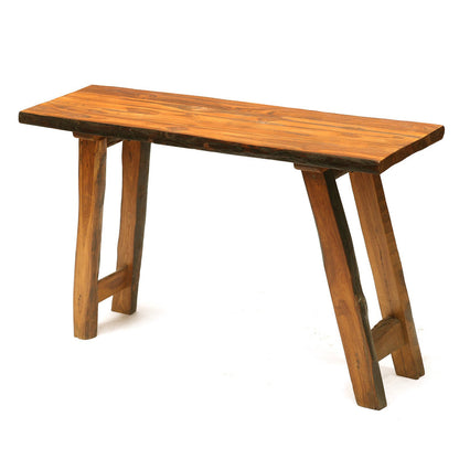 Heritage Finish Solid Console Table