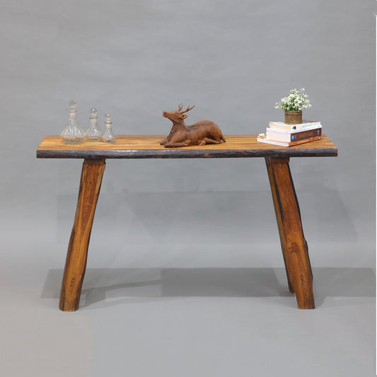 Heritage Finish Solid Console Table