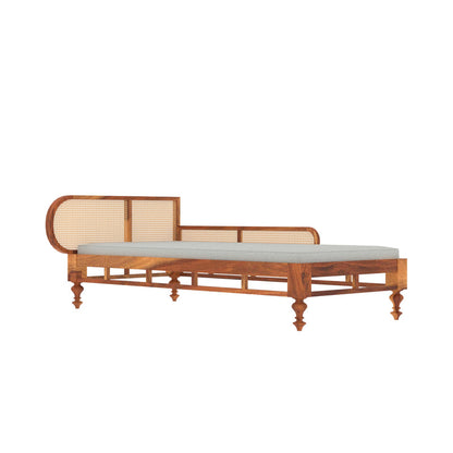 Ethnic Soft Cane Style Wooden Handmade Long Sofa