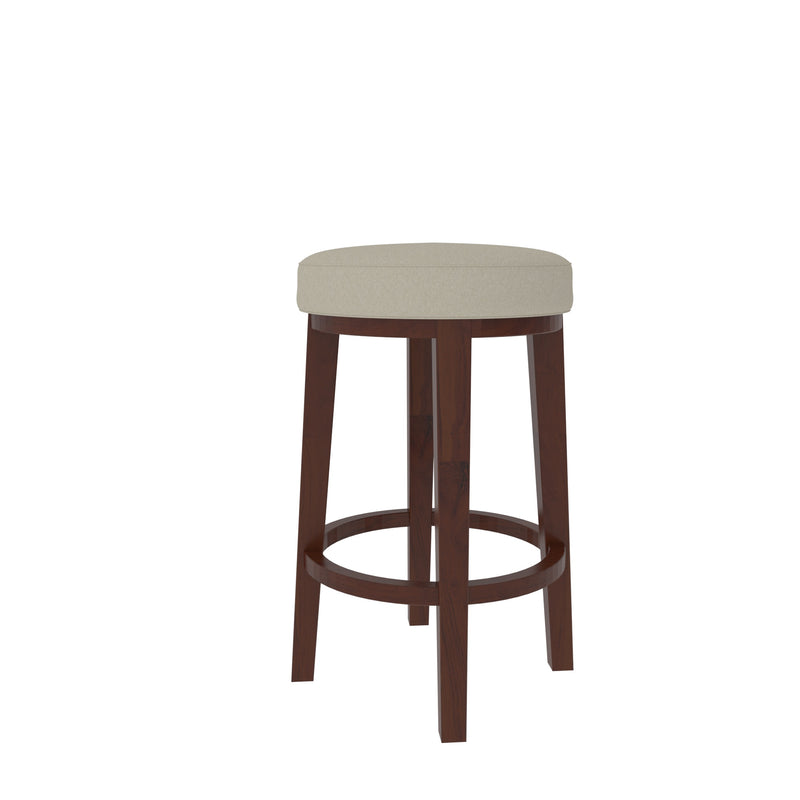 Vintage Round Wooden Stool | Handmade Small Accent Stool