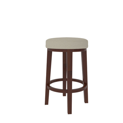 Vintage Round Wooden Stool | Handmade Small Accent Stool