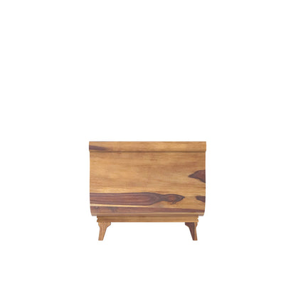 Traditional Light Finished Wooden Handmade Long Sofa