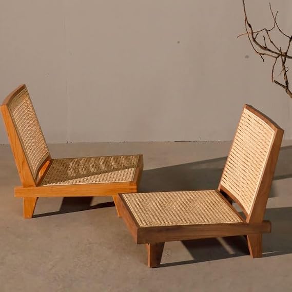 Chinese-Style Floor Chair – Traditional Tatami Floor Seating Chair