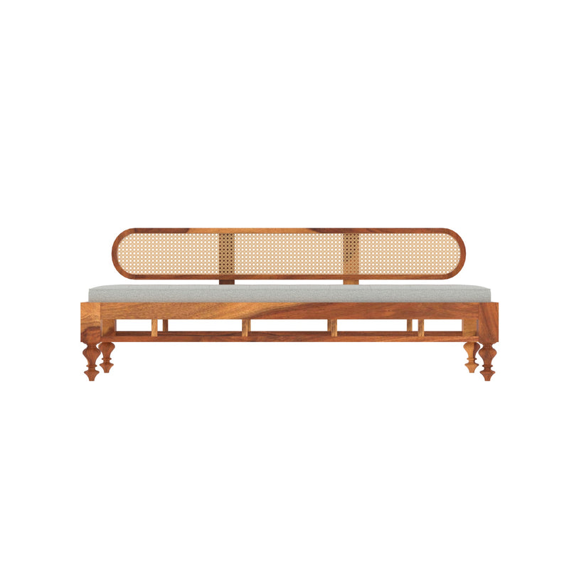 Simple Decent Cane Style Handmade Wooden Sofa Set