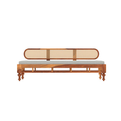Simple Decent Cane Style Handmade Wooden Sofa Set