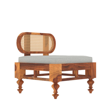 Simple Decent Cane Style Handmade Wooden Sofa Set