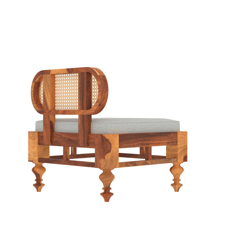 Simple Decent Cane Style Handmade Wooden Sofa Set