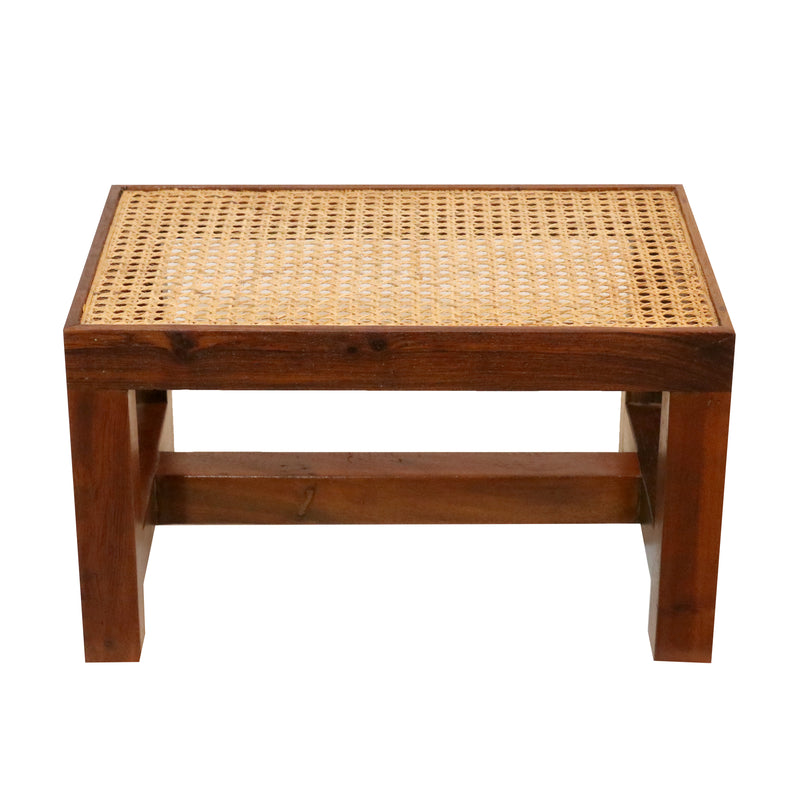 Stylish Wooden Cane Stool