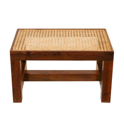 Stylish Wooden Cane Stool