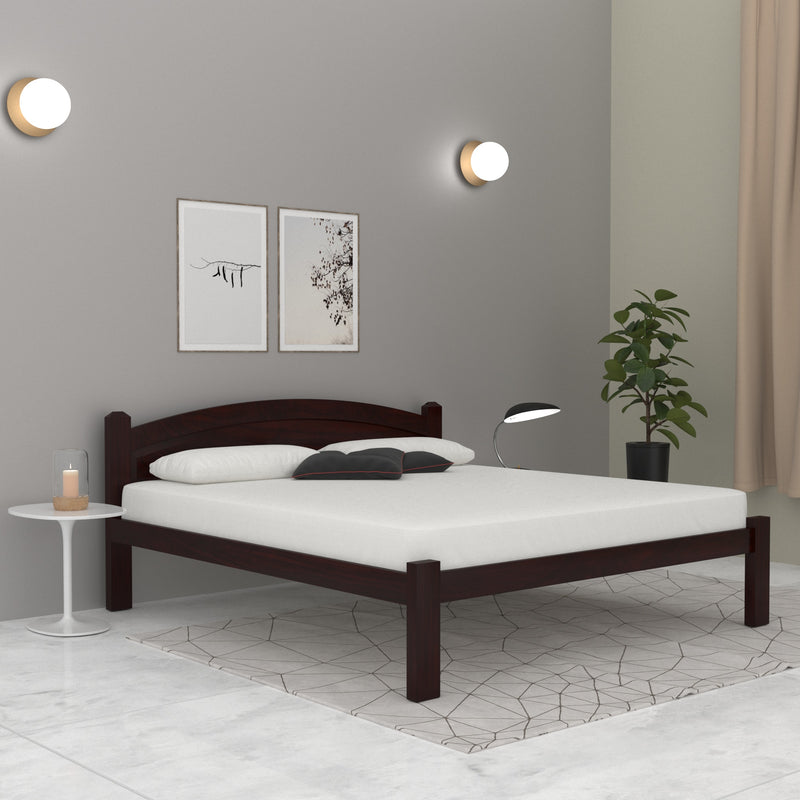Wooden Arch Headboard Bed | Handmade Solid Wood Bed Frame