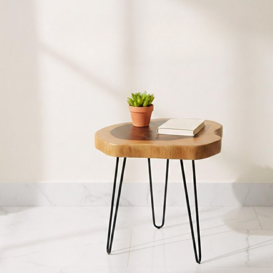 Stunning Pure Live Edge Sheesham Timber Coffee Table