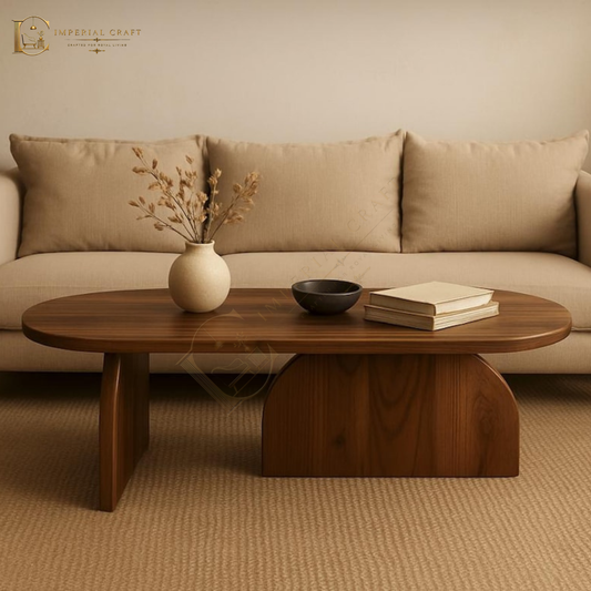 Oval Shape Coffee Table