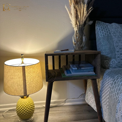 Wooden bedside table, End Table, Rustic Bedside Table Bedroom Furniture