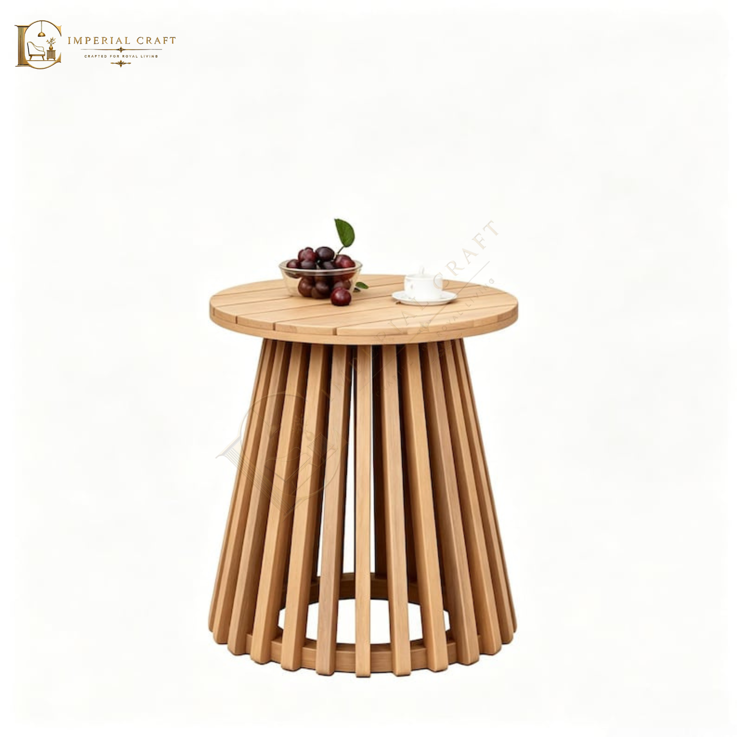 Rectangle Coffee Table with Solid Wood Legs – Modern Wooden Center Table for Living Room