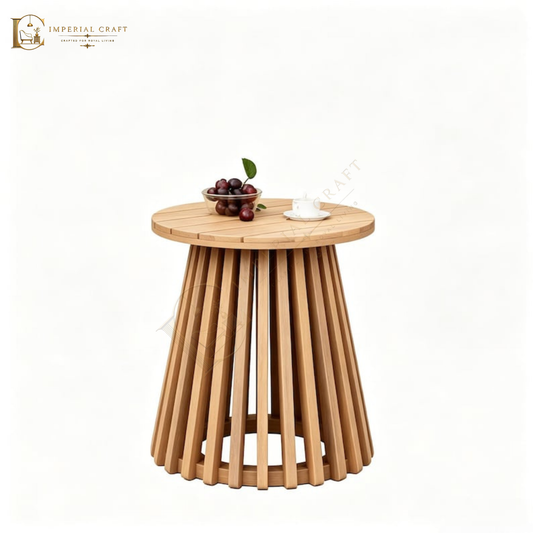 Rectangle Coffee Table with Solid Wood Legs – Modern Wooden Center Table for Living Room