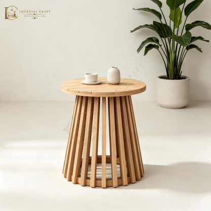 Rectangle Coffee Table with Solid Wood Legs – Modern Wooden Center Table for Living Room