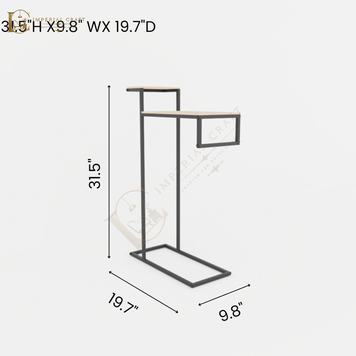 Modern Towel Holder, Industrial Bathroom Organizer
