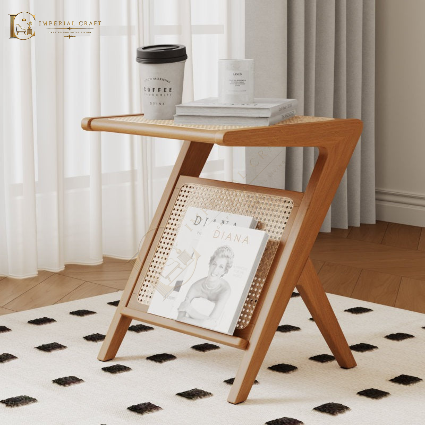 Rattan End Side Table