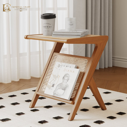 Rattan End Side Table
