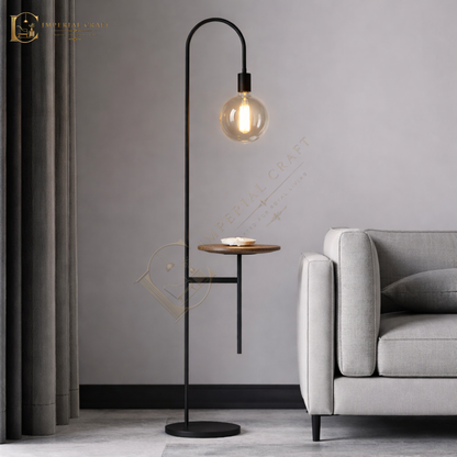 VALLE Minimalist LED Lamp Side Table