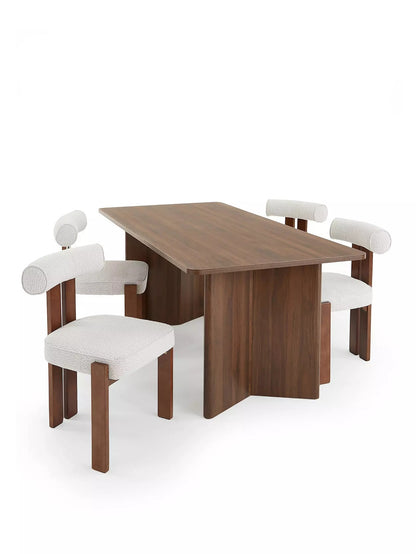 Solid Sheesham Wood Dining Chair – Handcrafted Wooden Chair for Dining Room
