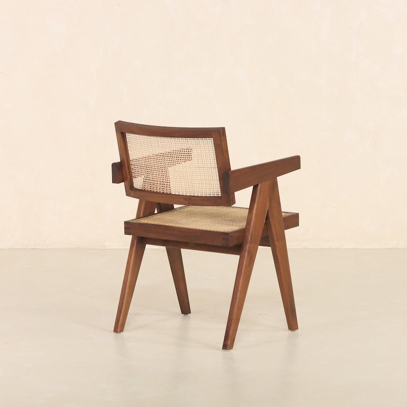 Floating Back Cane Armchair