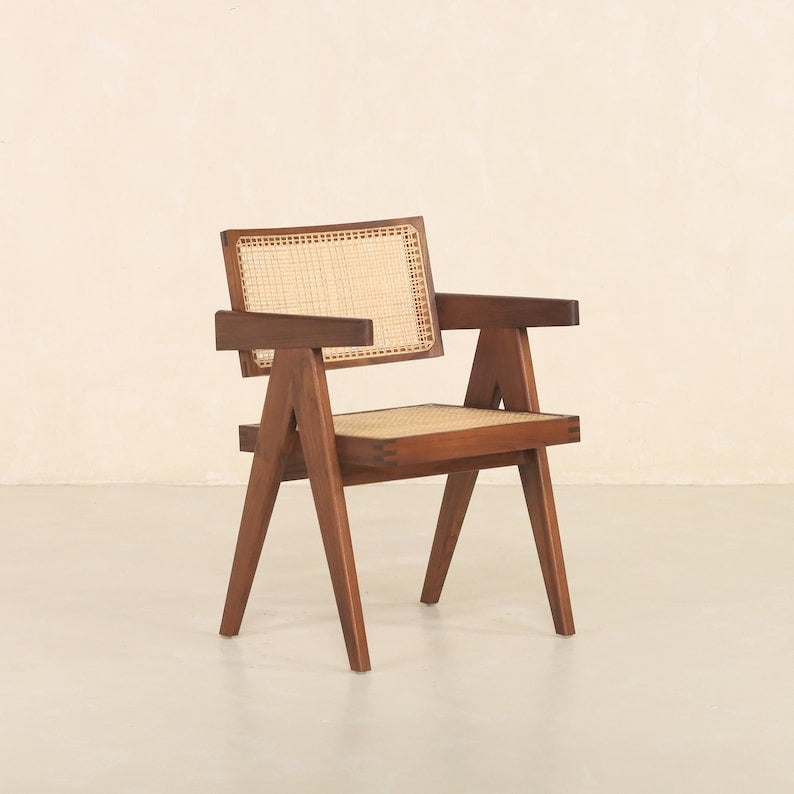Floating Back Cane Armchair