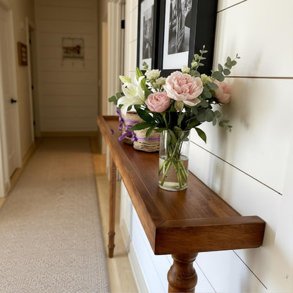 Handmade Wood Console Table