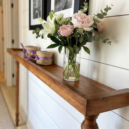 Handmade Wood Console Table