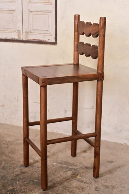 Solid Wood Counter Bar Stool