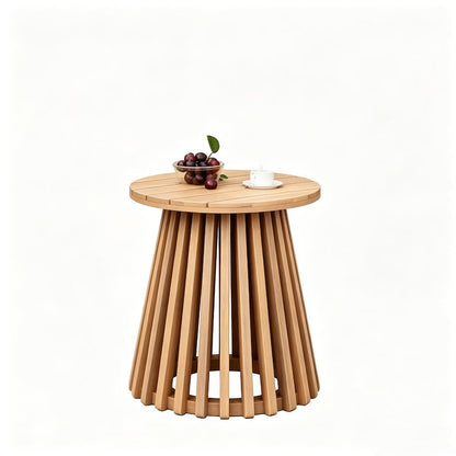 Rectangle Coffee Table with Solid Wood Legs – Modern Wooden Center Table for Living Room