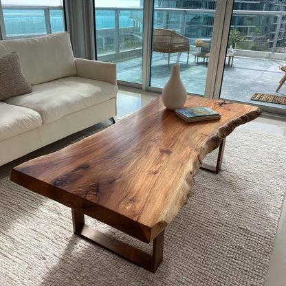 Solid Sheesham Wood Coffee Table ,Handmade Modern Living Room Furniture