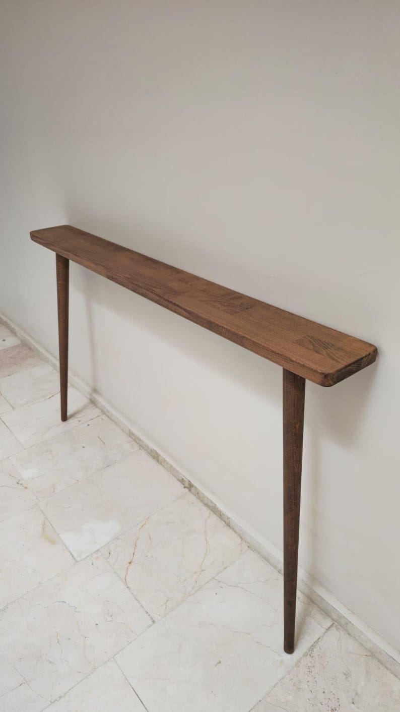 Wood Console Table for Entryway