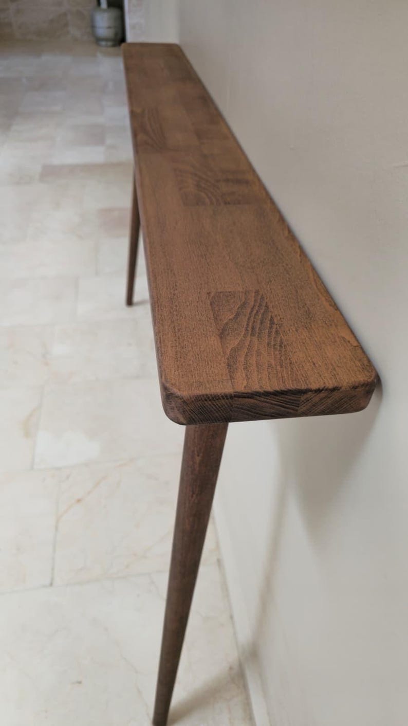 Wood Console Table for Entryway