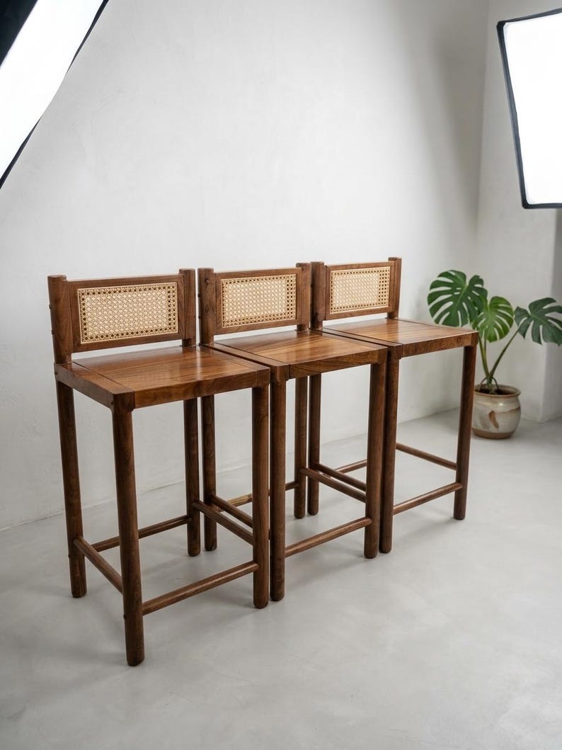 Mid-Century Modern Counter Height Chairs