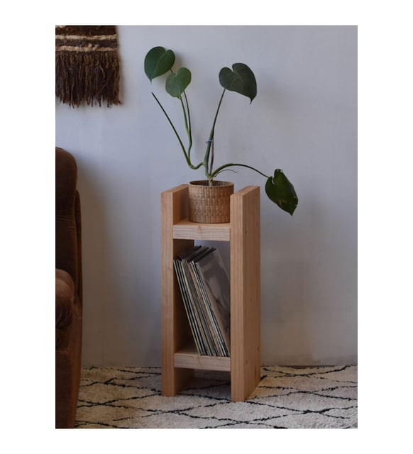 Solid Wood Magazine Rack