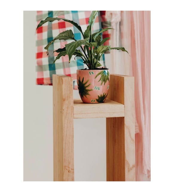Solid Wood Magazine Rack