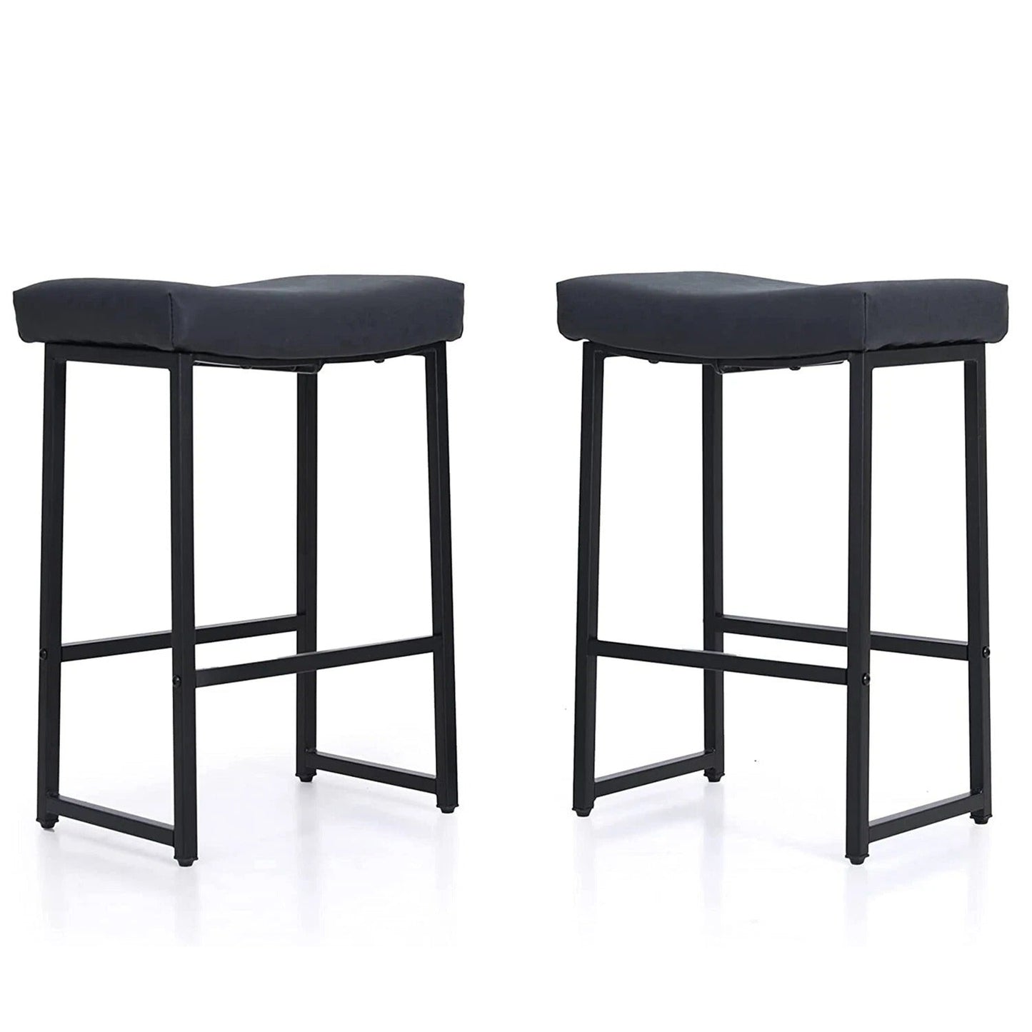 2x Saddle Bar Stool Seating Bar Counter