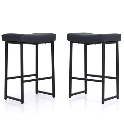 2x Saddle Bar Stool Seating Bar Counter