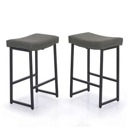 2x Saddle Bar Stool Seating Bar Counter